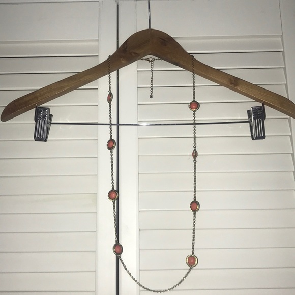 Coral And Gold Necklace - Picture 2 of 7